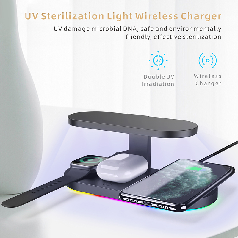 UV Sterilisator und Wireless Charger